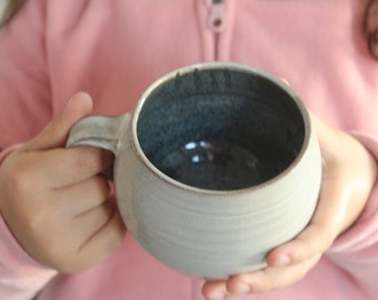 Handmade Stoneware Coffee Mug: Ceramic Tea Mug Set