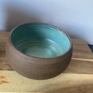 gray clay bowls turquoise inside image 10