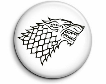 1 Inch Pin Button Badge NOT TODAY Game Of Thrones Arya Stark 25mm