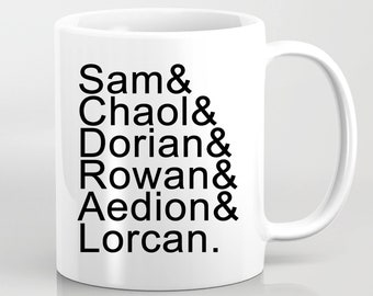 Throne of Glass Men Inspired Mug Book Bookish Gift
