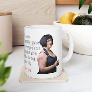 Taza personalizada de Gavin y Stacey, regalo para el Día de la Madre, taza galesa "Te amo, Nessa", día de San Valentín, día del padre, papá