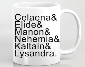 Throne of Glass Women Inspired Mug Book Bookish Gift