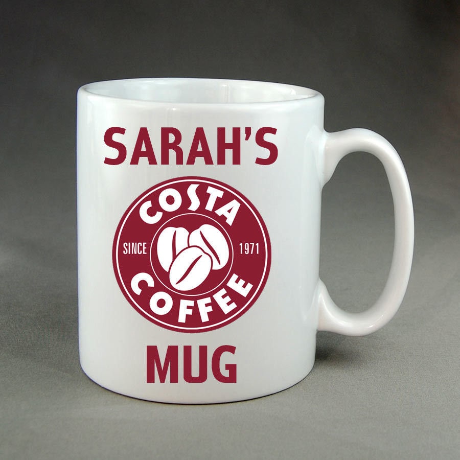 Personalised Costa Coffee Mug Cup Gift Christmas Birthday Mum Etsy