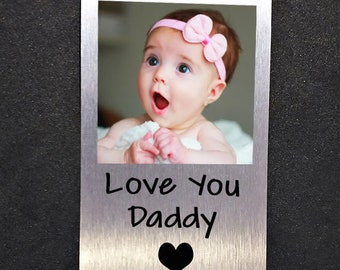 Daddy Gift Fathers Day Personalised Wallet Card Son Special Birthday Gift Carry Me With You Always