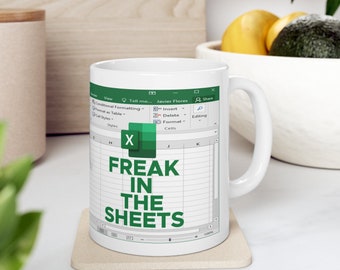 Freak in the Sheets Mug  Funny Work Christmas Gift