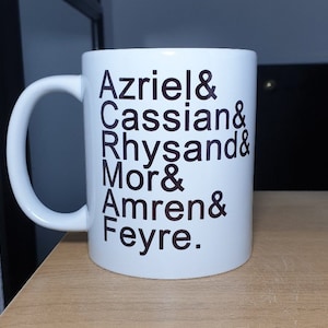 Inner Circle A Court of Mist and Fury Sarah J Maas Inspired Mug Rhysand Feyre Bookish Gift