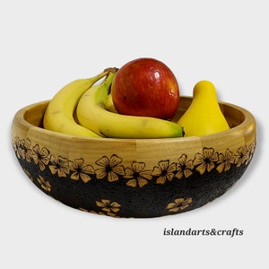 Segmented Fruit Bowl, Segmented Bowl, Wood Bowl, Wooden Bowl, Handmade Bowl, Fruit Bowl