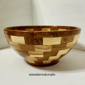 Segmented Fruit Bowl, Segmented Bowl, Wood Bowl, Wooden Bowl, Handmade Bowl, Fruit Bowl