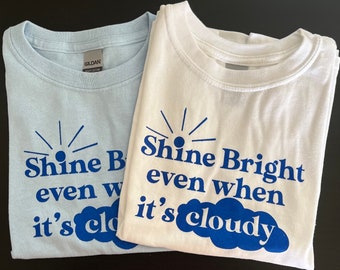 Shine Bright T-shirt-Youth, Youth Girl Shirt, Youth Boy Shirt, Youth Shirts, Youth Clothing, Positive Kids Shirt, Youth