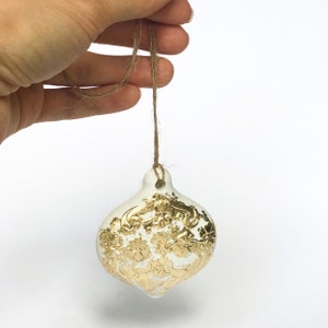 Concrete Christmas ornaments // Christmas tree decorations // Vintage Christmas ornaments // Christmas gift