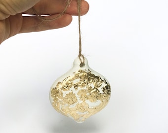 Concrete Christmas ornaments // Christmas tree decorations // Vintage Christmas ornaments // Christmas gift