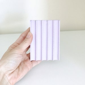 Concrete soap dish // Soap bar holder // Bathroom accessories Purple