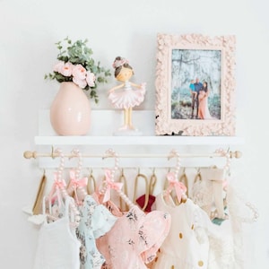 Headband Holder | Nursery Shelves | Clothes Rack | Bow Holder for Baby Girl