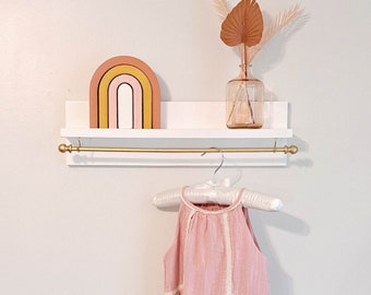 Nursery Shelves | Clothes Rack | Headband holder | Nursery bookshelf