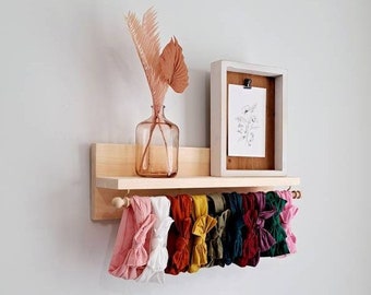 Headband holder | Nursery shelves | Bow holder for baby girl