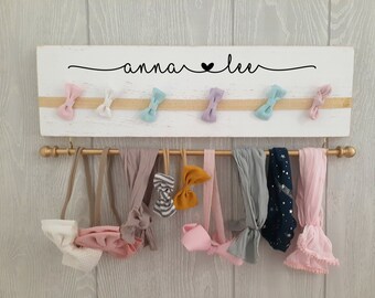 baby girl headband holder
