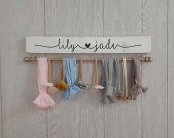 baby girl headband holder