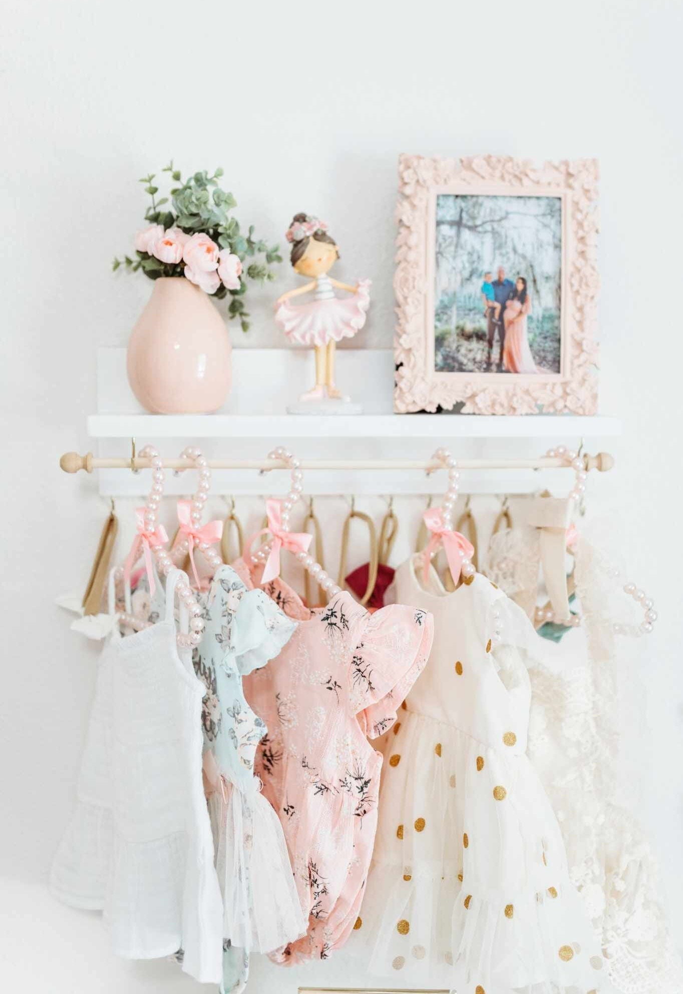 strapless open back dress 3D Little Princess Hook sign | Girls Room Decor | Dress Up Decor