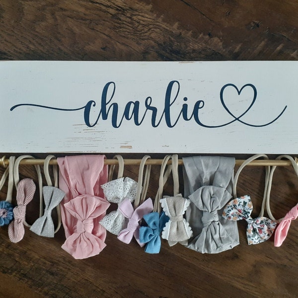 Personalized Headband holder and Bow holder