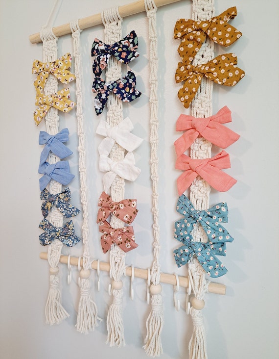 Personalized Headband Holder and Bow Holder, Hair Clip Holder