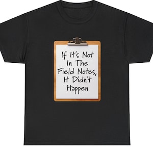 Umweltwissenschaftler Shirt Feld Notizen Wissenschaft Zwischenablage Humor Wasser Qualität Geschenk