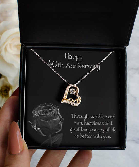 Anniversary necklace for her deals
