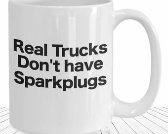 Diesel Mechanic Mug Funny Diesel Truck Coffee Cup Gift for Auto Repair Shop Semi Truck Driver Pick Up Truck Girl Gift for Rolling Coal