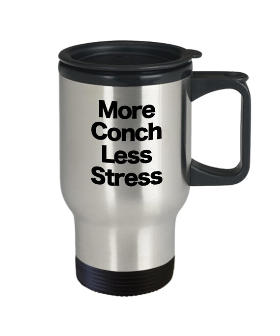 Conch Mug Travel Coffee Cup Funny Gift for Republic Key West