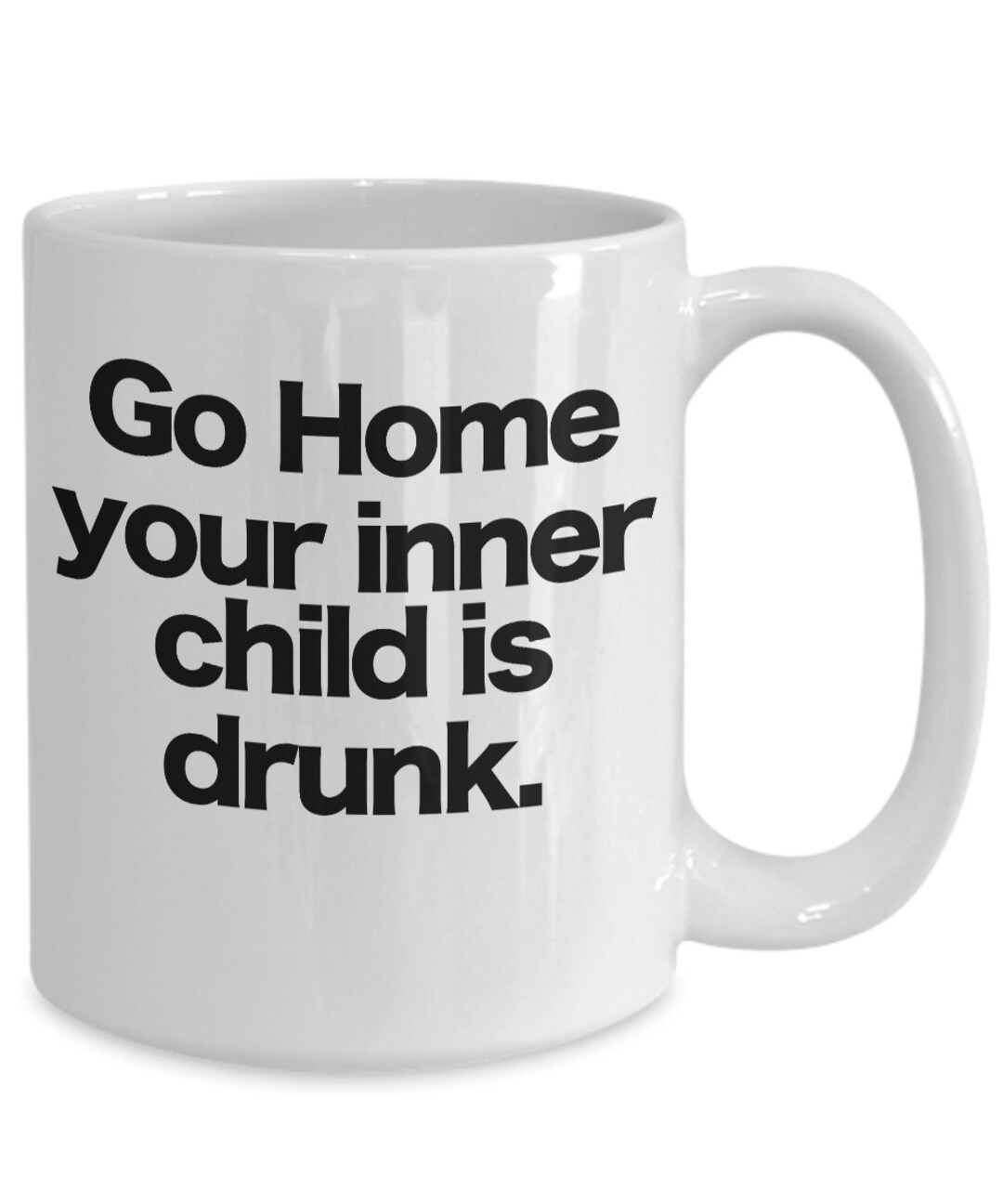 Funny Drinking Mug White Coffee Cup Gift for Inner Child Psychologist