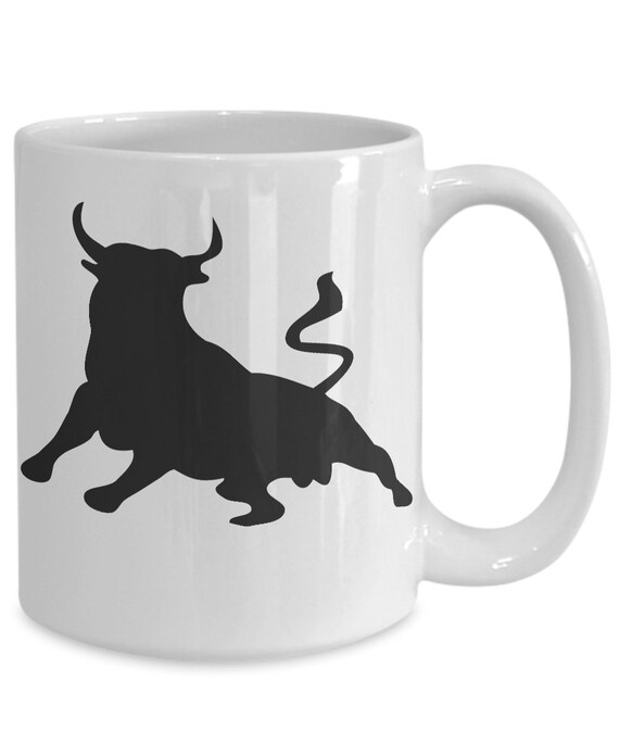 Bison Mug Buffalo White Coffee Cup Gift for Hunting Farmer Rancher Yellowstone