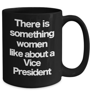 Vice President Mug Black Coffee Cup Funny Gift for Veep VP COO CEO Corporate Professional Director