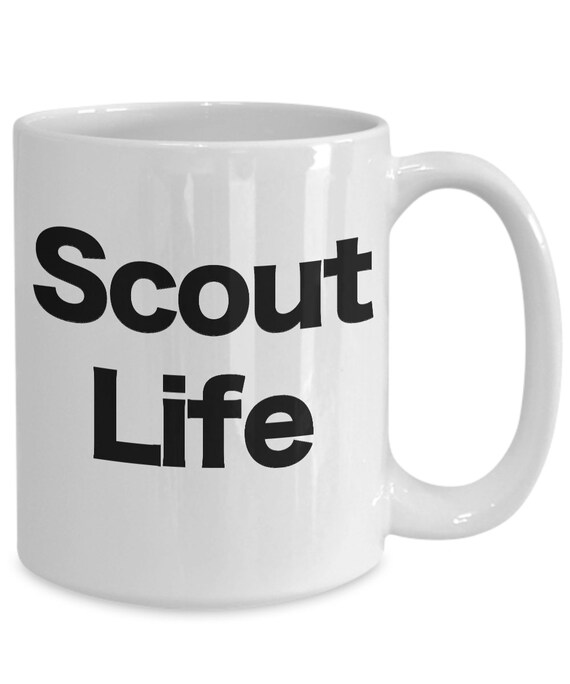 Details about   Scout Life Mug White Two Tone Coffee Cup Girls Boys Cookies Camping Adventures 