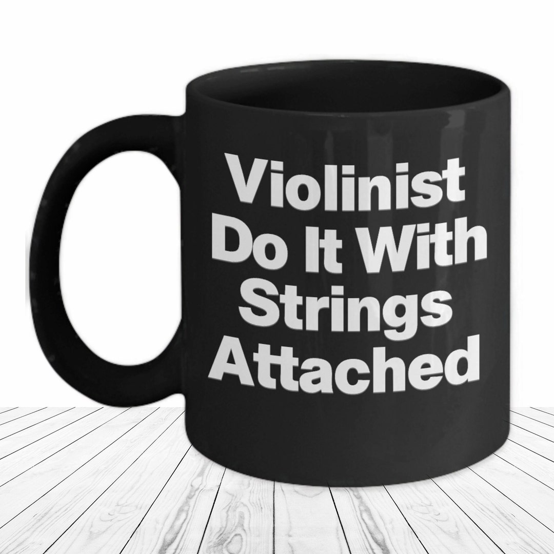 Violin Player Mug Funny Violinist Black Coffee Cup T For Beautiful 