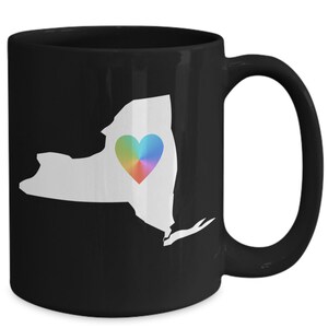 New York Becher schwarz KaffeeTasse City State Home Tie Dye Liebe