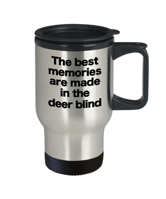 Hunting Mug Travel Coffee Mug Funny Gift for Deer Hunter 