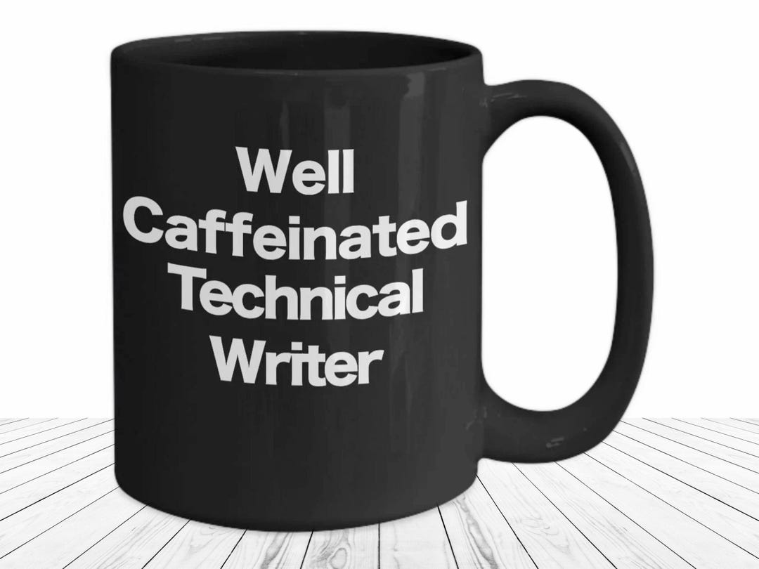 Technical Writer Mug Communication Specialist Black Coffee Cup Funny ...