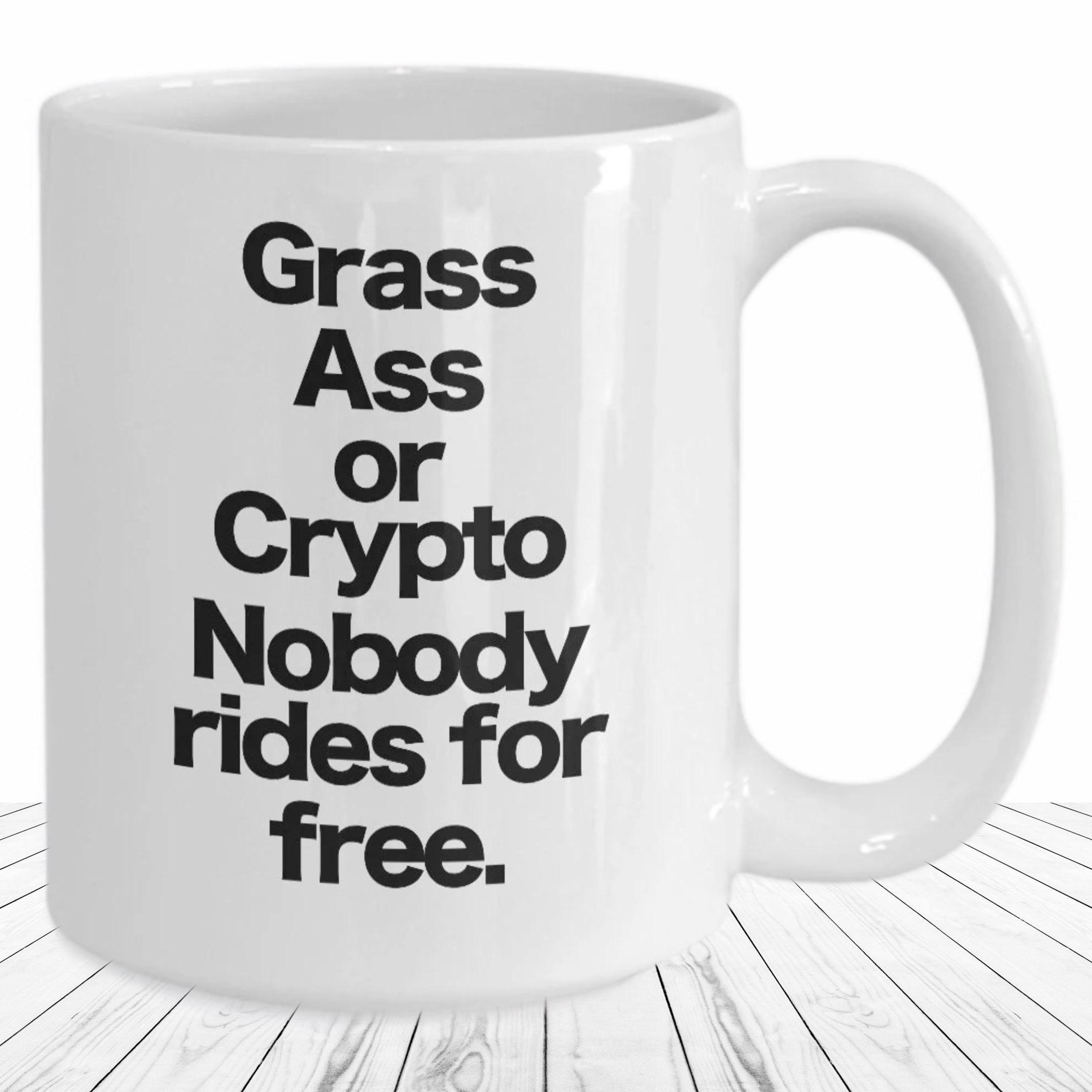 Cryptocurrency Mug Crypto Truck Driver White Coffee Cup Funny Gift for  Bitcoin Investor Altcoin Trader Funny Hitchhiker Cash Grass or A*% - Etsy