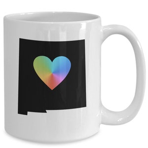 New Mexico Becher weiße Kaffeetasse Santa Fe South West State Home Tie Dye Love