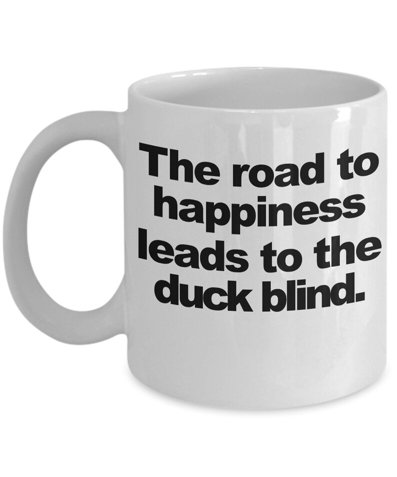 Duck hunting mug funny hunt blind gifts for hunter goose
