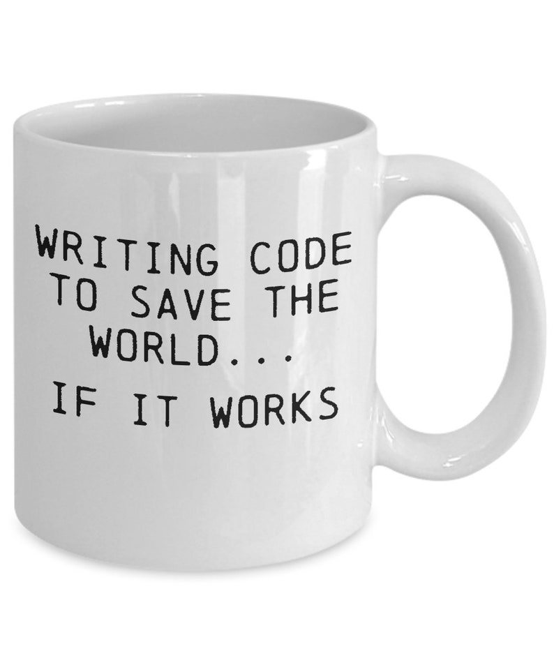 Computer Coder Mug Coding Engineer Coffee Cup Funny Gift for Data Geek Programming Nerd Writing Technical Code Programmer Gifts 11oz Mug