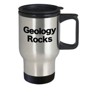 Geologist Becher Reise Kaffeetasse lustiges Geschenk für Rock Star physikalische Erde Wissenschaft Edelstahl isoliert Reise Tasse 14 Unzen