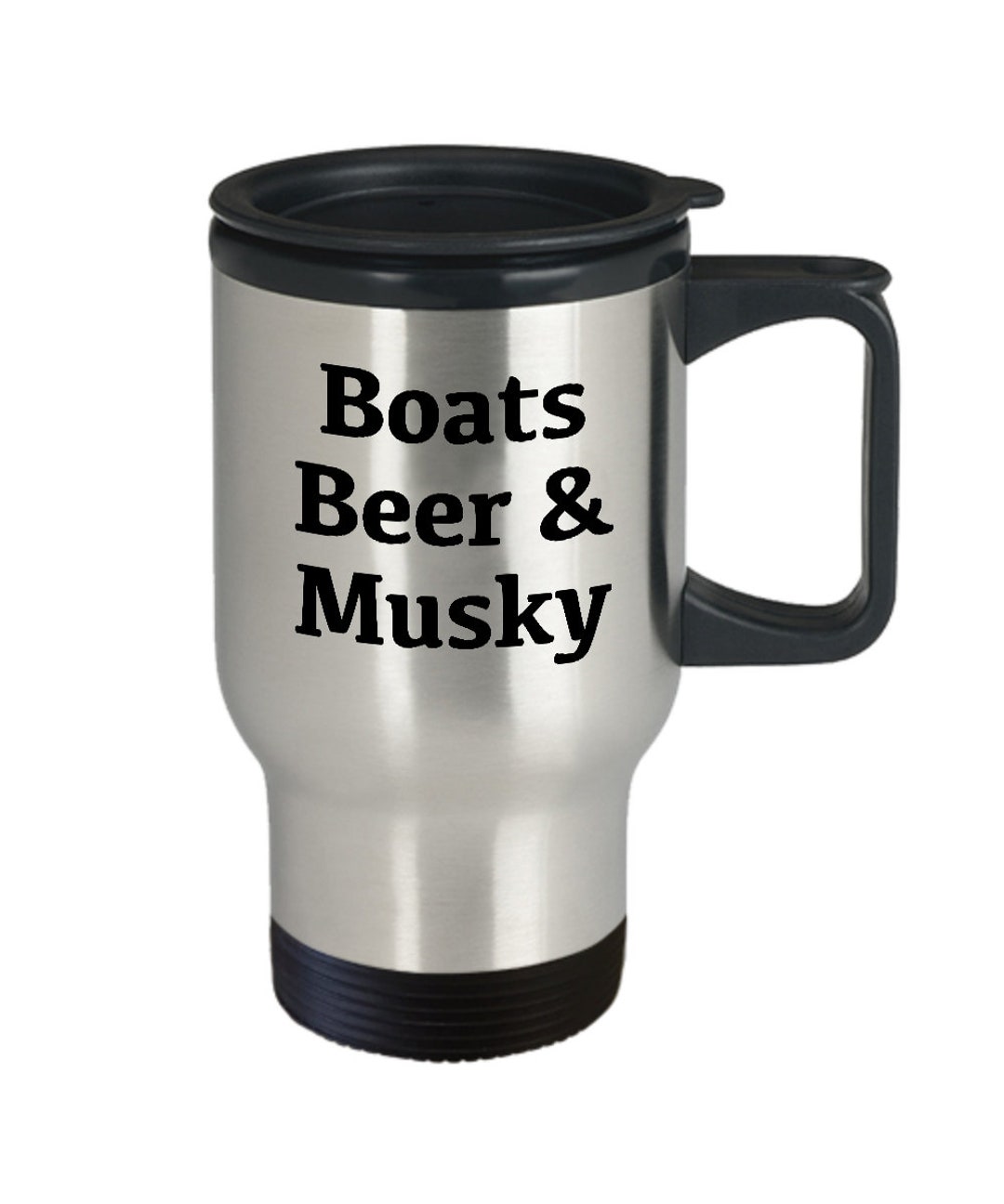 Musky Shop 14 oz. Stainless Steel Camping Mug