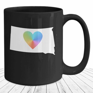 South Dakota Becher Prairie Sunshine State Schwarze Kaffeetasse Fasan Jagd Grasslands Zustand Zuhause Tie Dye Liebe Midwest