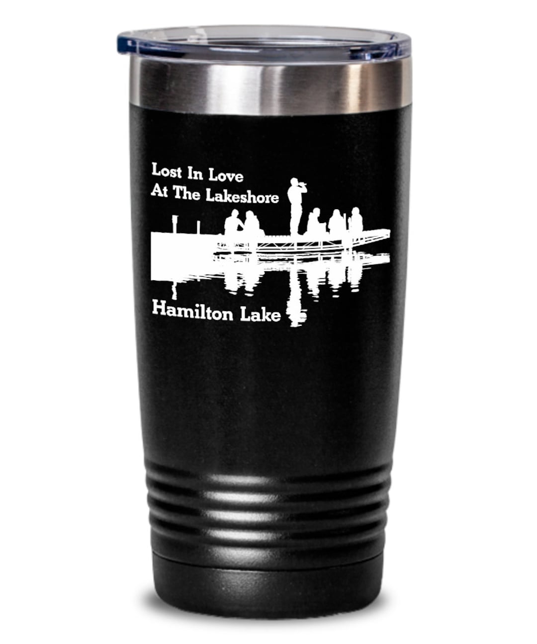 Love Lake Life Gifts Custom Design Tumbler Your Lake Name Etsy