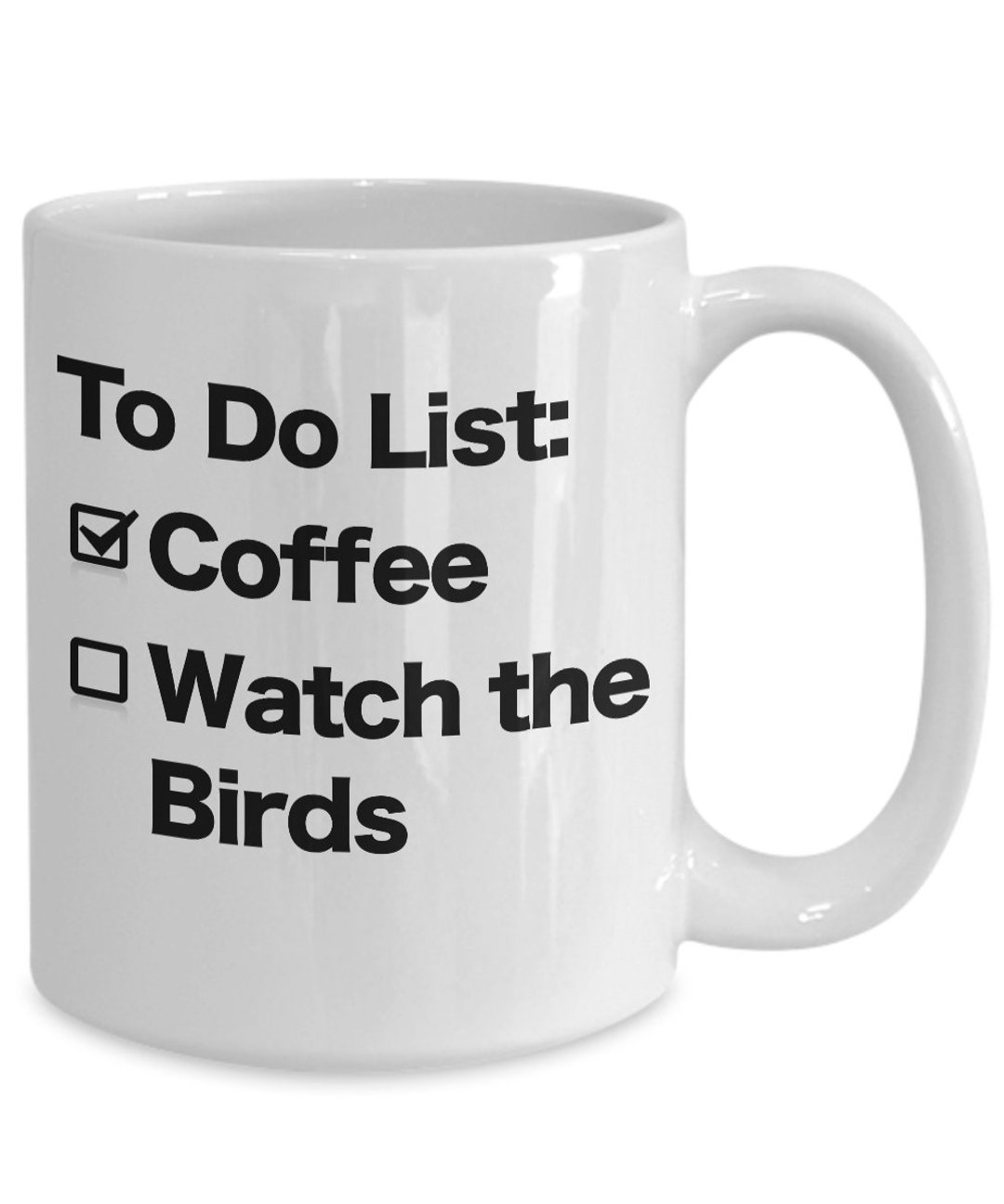 Bird Watching Mug to Do List Funny Gift for Bird Lovers Gift Etsy