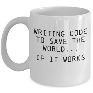 Computer Coder Mug Coding Engineer Coffee Cup Funny Gift for Data Geek Programming Nerd Writing Technical Code Programmer Gifts afbeelding 5