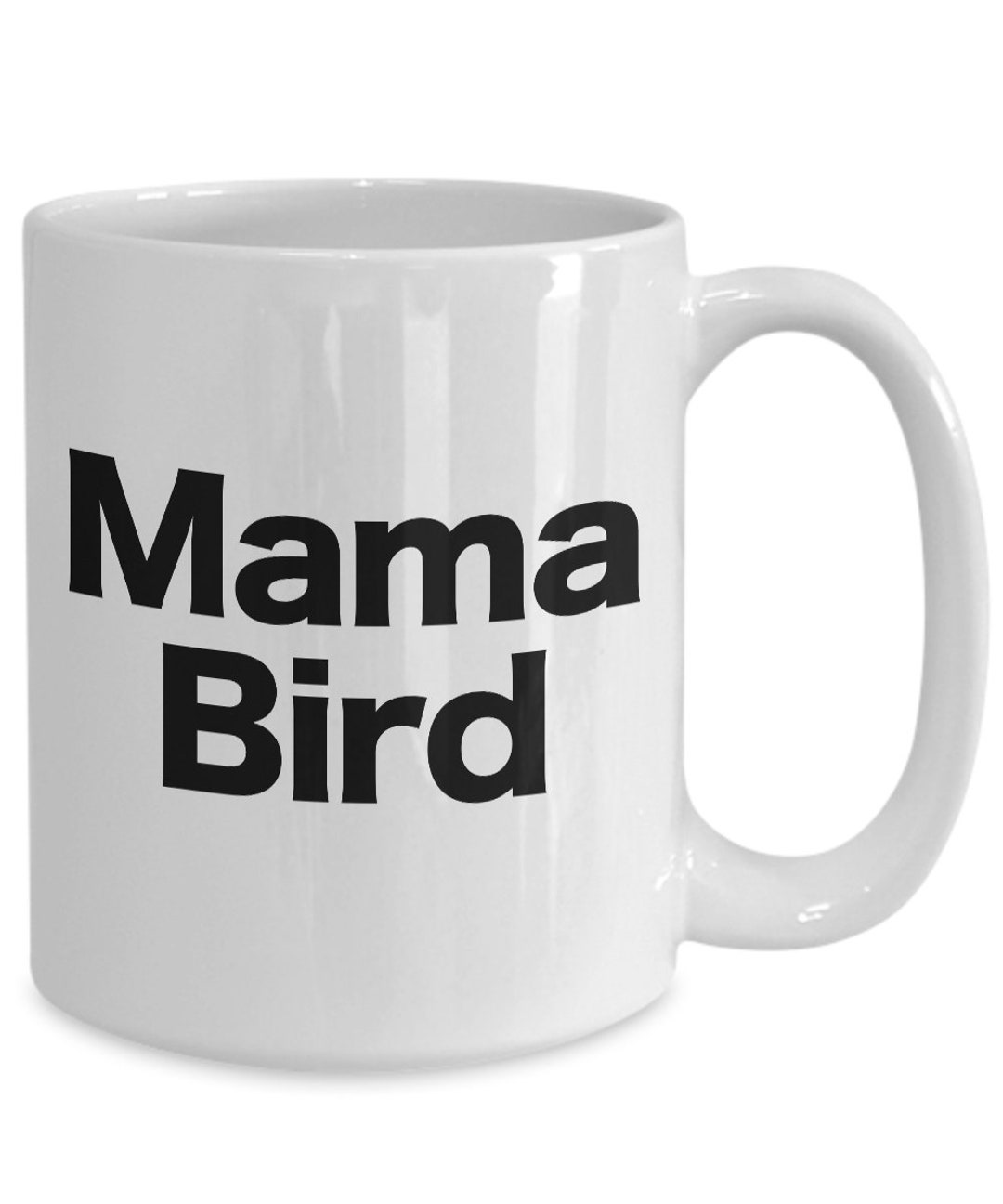 Bird Coffee Mug Mama Bird Gift for Mom Grandma Bird Watcher Etsy