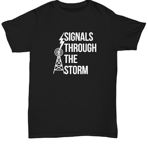 Ham Radio Shirt Shortwave Operator T-Shirt Gift for Amateur Cw Enthusiast Gifts for Call Sign Signals Tee