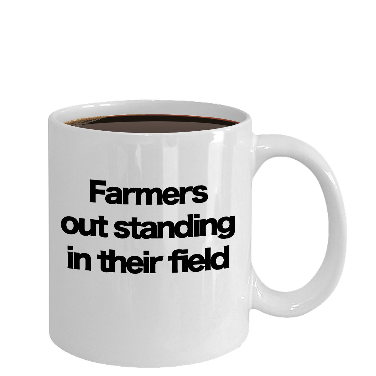 Farm Coffee Mug Outstanding in Field Funny Gift for Farmers Etsy UK