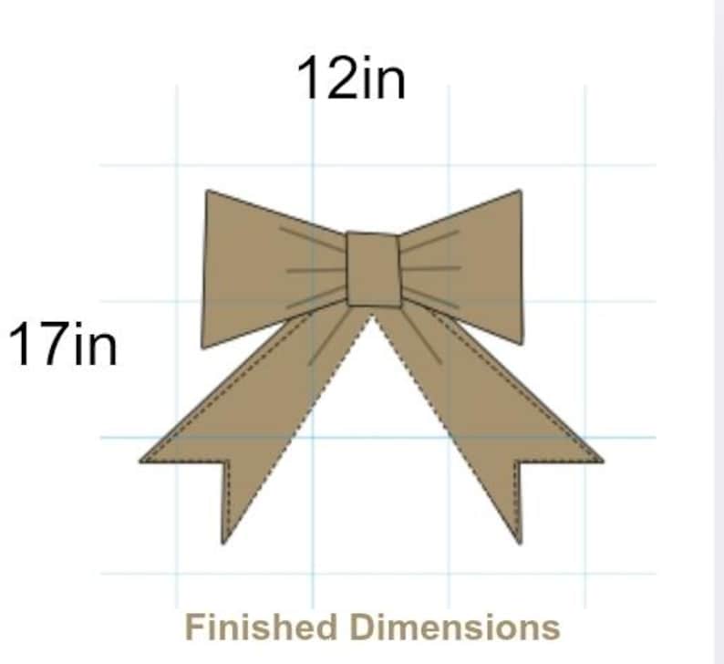 Large Whimsical Bow Pattern PDF | DIY Large Bow Tutorial | Perfect for ...